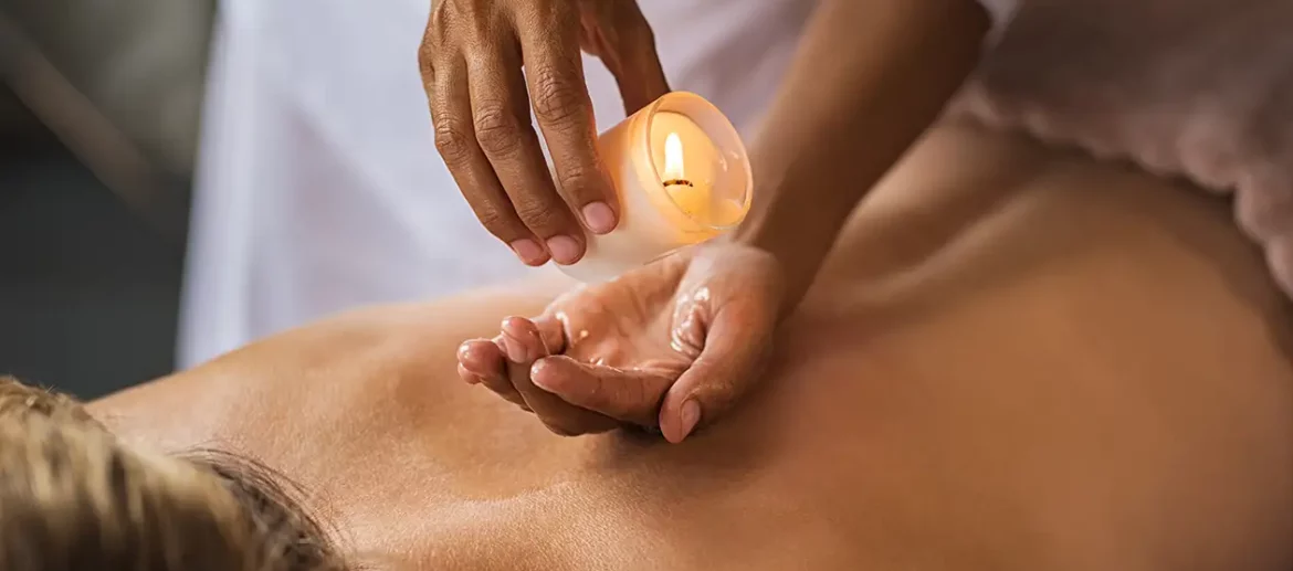 masaż świecą aromaterapeutyczną
